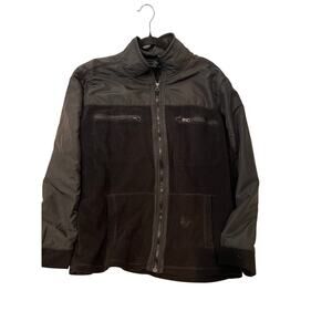 Beverly Hills Polo Club Black ZIp Up Jacket Mens Size XL